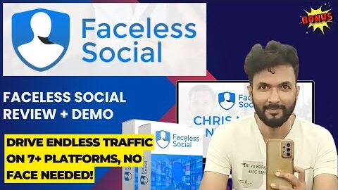 Faceless Social Review – Drive endless traffic on 7+ platforms, no face needed!