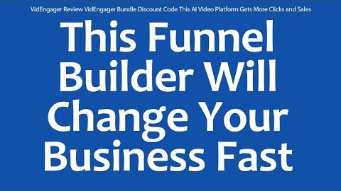 VidEngager Review VidEngager Bundle Discount Code This AI Video Platform Gets More Clicks and Sales