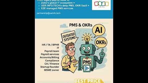 Zoho Marketplace | AI-Powered PMS, OKRs & Compensation | #zoho #zohopeople #zohopartner #zohoone