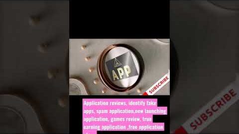 identified fake application and aplication reviews | safe your mobile #shorts