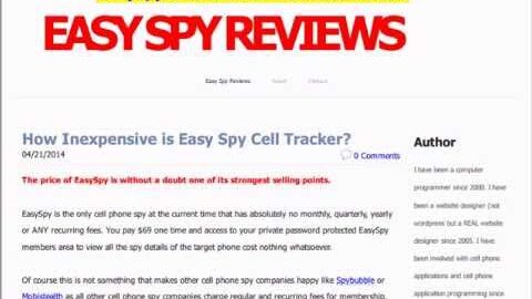 EasySpy Reviews   How GOOD or BAD is Easy Spy Cell Phone Tracker App