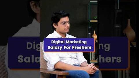 Digital Marketing Salary For Freshers | Average Salary For Digital Marketers | Intellipaat #Shorts