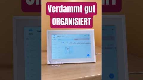 Verdammt GUT organisiert – Tabwee P10 Review /moschuss.de #tabwee #digitalcalendar #organisation