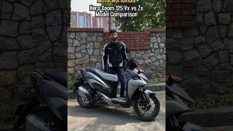Differences between Xoom 125 vx VS Xoom 125 zx| Motor World India #ytshorts  #heroxoom #xoom125