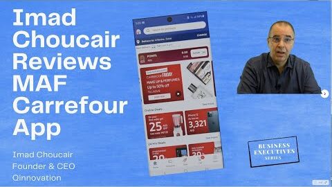 Watch Imad Choucair reviews MAF Carrefour mobile shopping app