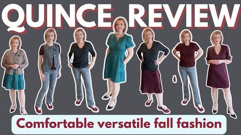 Fall Capsule haul with Quince | Honest Try-On & Review | style after weight loss