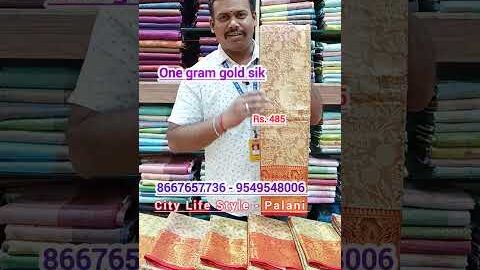 One gram gold #trending #new #viralvideo #Tamil #designer #silk #online #shopping #sarees #palani