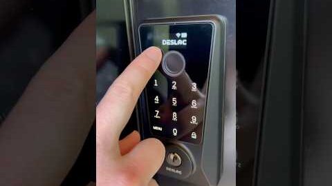 This smart lock is super affordable 🔒 #amazonfinds #DESLOC #DESLOCD110PLUS #deslocsmartlock