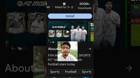 EA Sports FC Mobile Football Application Complete Information and Reviews.