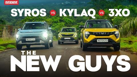 Kia Syros vs Skoda Kylaq vs Mahindra 3XO Comparison Review | #OVERDRIVE
