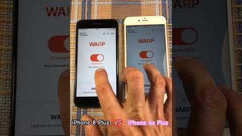 1.1.1.1 Faster VPN open #iphone8plus vs #iphone6splus