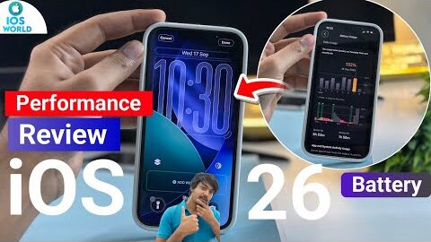 iOS 26 Review | iOS 26 Battery Drain Test | iOS 26 Update Review ( Hindi ) | iOS 26 Review iPhone 13