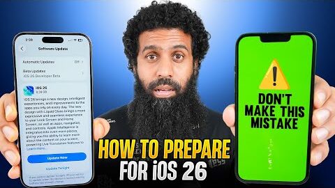 Prepare your iPhone for iOS 26 | iOS 26 Update Warning & Step by step guide | iOS 26 Green Screen
