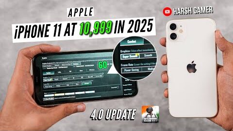 I Bought iPhone 11 At ₹10,999 in 2025 | BGMI 4.0 Super Smooth Test | Should You Buy? 🤔