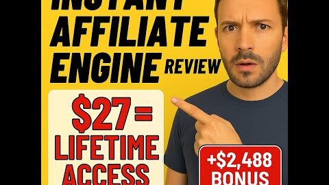 I Used This $27 AI Tool for Affiliate Sales – Instant Affiliate Engine Review + $2,488 Bonus