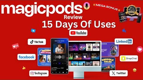 MagicPods AI Review make Own Podcast Full Video