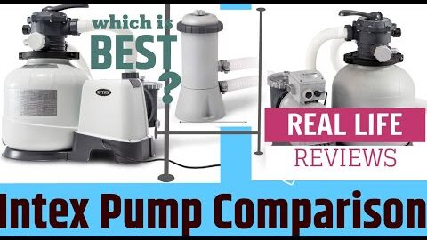 Intex Vinyl Pool Pump Comparisons – Which do you need? Real Life Reviews