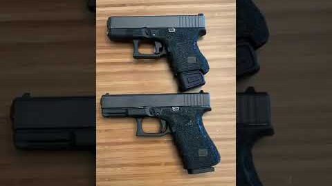 Glock 26 (15+1) Size Compared To A Glock 19 (15+1)