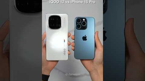 iQOO 12 vs iPhone 15 Pro Camera Comparison!