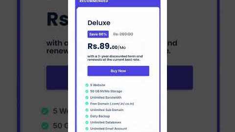 Cheapest Web Hosting For WordPress With Domain | Cheapest Hosting India | Rs.17/Month