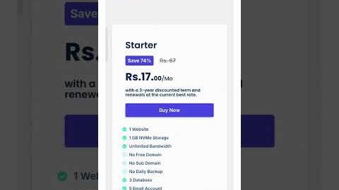 ⚡ Cheap WordPress Hosting With Free Domain in India | India’s Cheap WordPress Web Hosting At ₹17