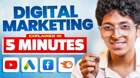 The Shortest Digital Marketing Course on YouTube!🔥