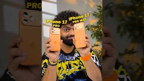 Just got my hands on the iPhone 17 Pro max 🔥