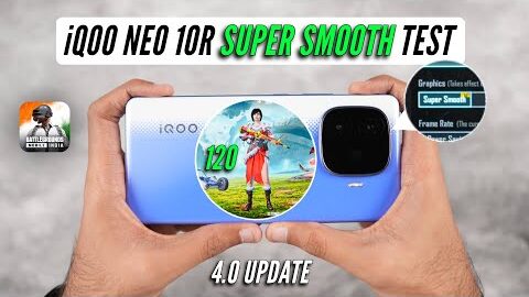 iQOO Neo 10R Super Smooth Test, Heating & Battery Test | BGMI 4.0 Update 🤔