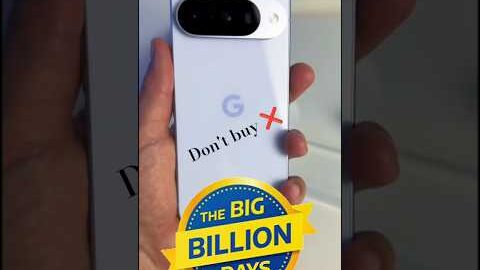 Google Pixel 9 heavy discount in big billion day | big billion day smartphone #smartphone #tech