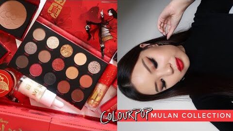 COLOURPOP X MULAN ⚔️ 3 Looks, Review + Comparisons!