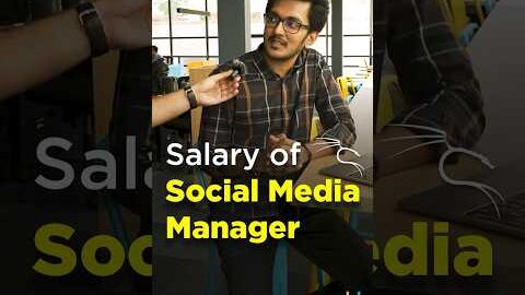 How Much Does A Social Media Manager Make ? | Salary Of Social Media Manager #Shorts #simplilearn