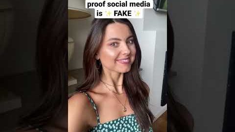 Proof social media is ✨ FAKE ✨ #socialmediaVSreality