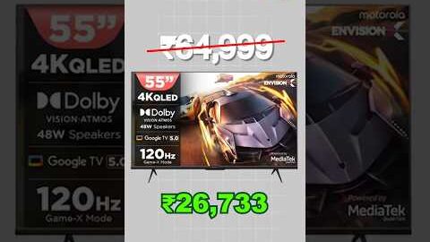Best 55 inch 4K TV Under 30000 to 50000 in Flipkart BBD Sale 2025 | Best Offers on TV