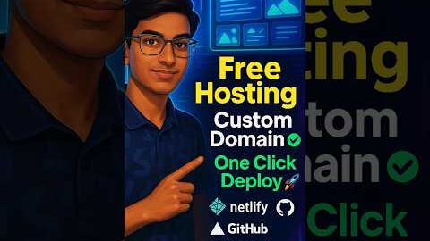 💸Free Hosting + Custom Domain?! Here’s How 👀 #freehosting #webhosting #webdevelopment