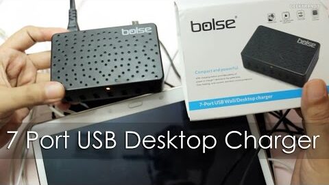 7 Port USB Charger for Tablets / Smartphones Review LC128 by Bolse