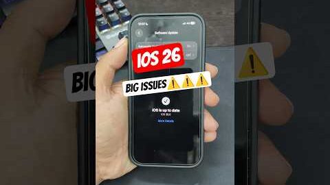 ⚠️ iOS 26 Update Causing Battery Drain and Dead iPhones?!