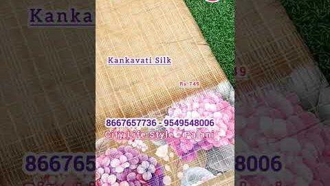 Kankavati Silk#trending #new #viralvideo #Tamil #designer#silver#silk #online#shopping#sarees#palani