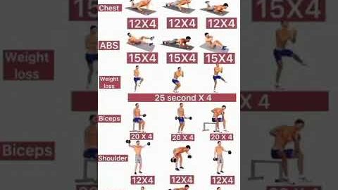 At-home Workout Plan 💪 Install to get Muscle Booster app now! #short