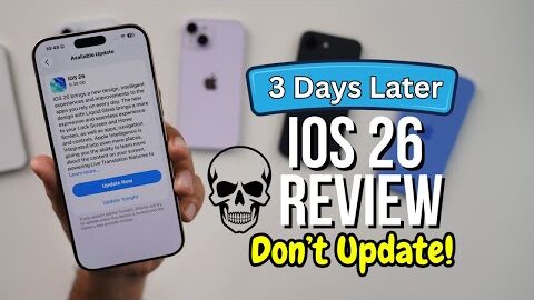 Don’t Update to iOS 26.0 | iOS 26.0 Review 3 Days Later