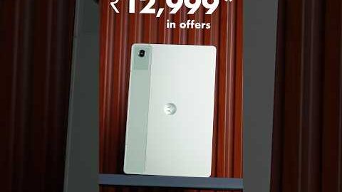 Budget 5G tab at ₹12,999* with Free Stylus – moto pad 60 Neo