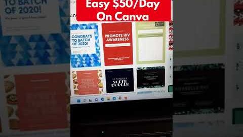 $50 Per Day | Make Money With Canva