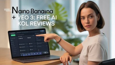 Nano Banana + Veo 3: Create AI KOL Reviews for FREE (Full Step-by-Step Guide)