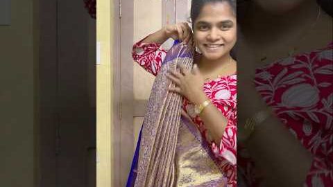 E sari client, oka pregnant lady #sareeprepleatingservice #sareedrapist #prepleatingservice #review