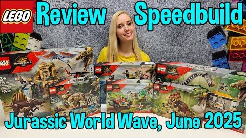 First Look at LEGO® Jurassic World June 2025 Wave! With Comparisons to Rebirth Trailer | #lego #rlfm