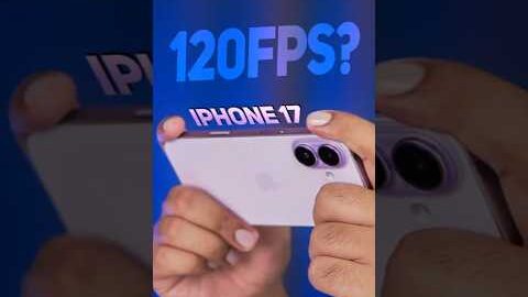 iPhone 17 Gaming Test 🔥 120FPS in BGMI? #shorts #iphone17 #bgmi