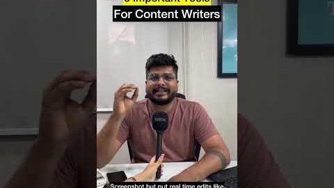 3 Tools For Content Writers