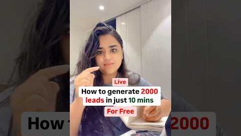 How to generate leads for free | #leadgeneration #bitzdigitech #leads #digitalmarketing