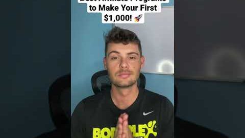 Best Affiliate Marketing Programs to Make $1,000 for Beginners 2021