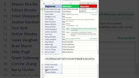 How to compare two lists to find missing values in excel – Excel Tips and Tricks