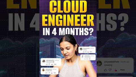 How to Become a Cloud Engineer in Just 10 Months!(Step-by-Step Guide) | Intellipaat #shorts #shorts